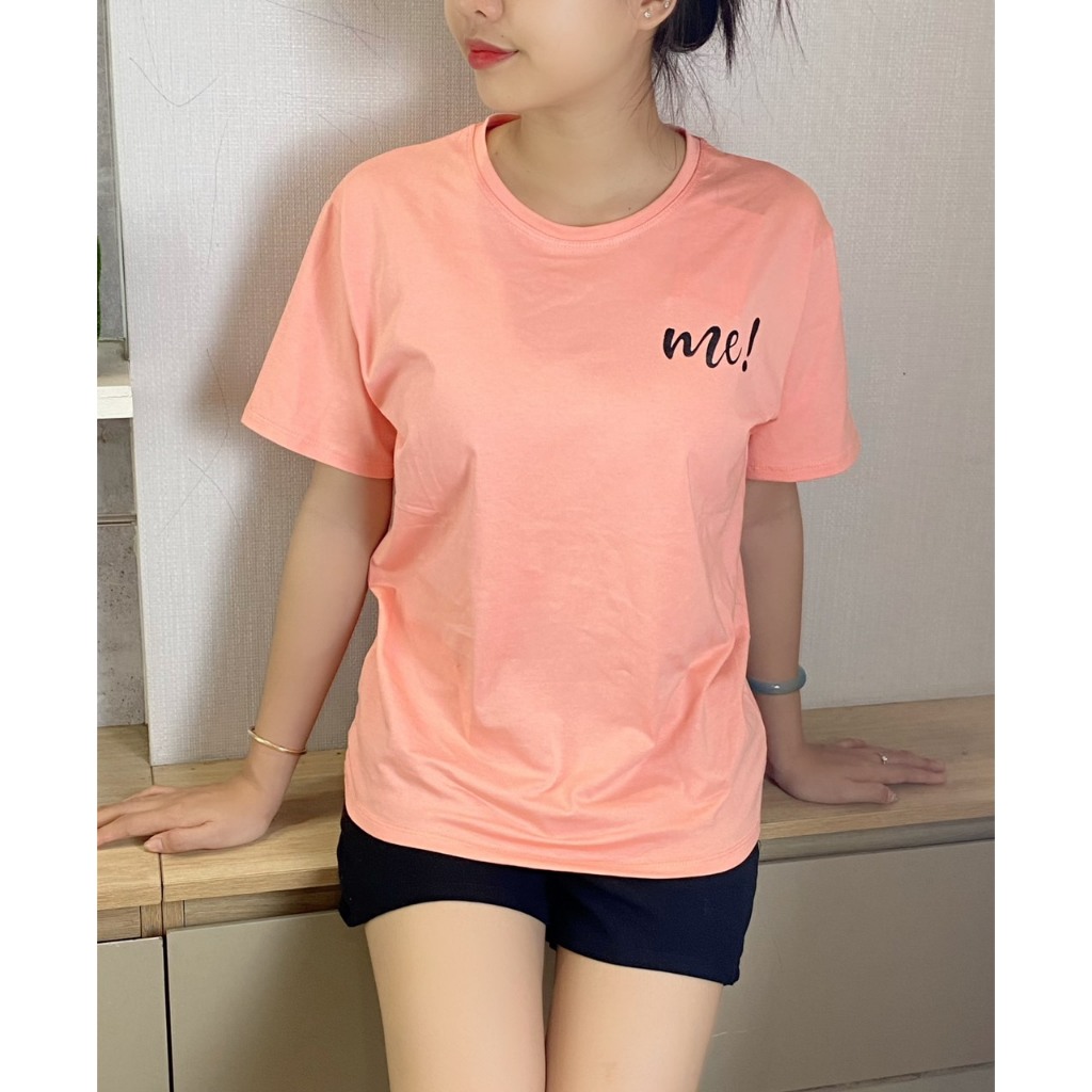 Áo thun thái form vừa in chữ A306