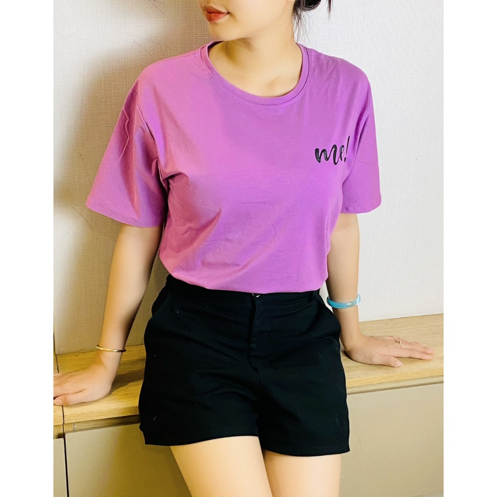 Áo thun thái form vừa in chữ A306