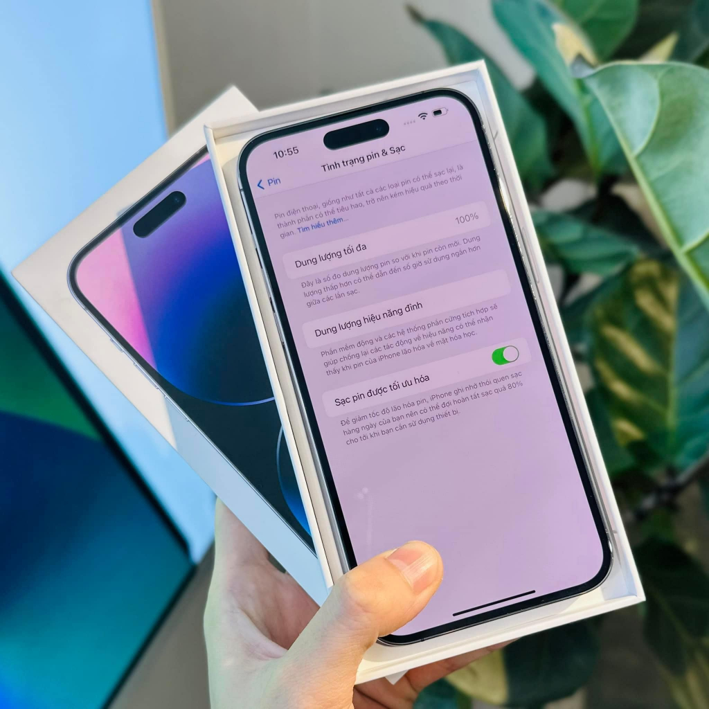 ĐT iphone 14 pro-max phiên bản có dung lượng 256gb - bảo hành 12 tháng - lỗi 1 đổi 1