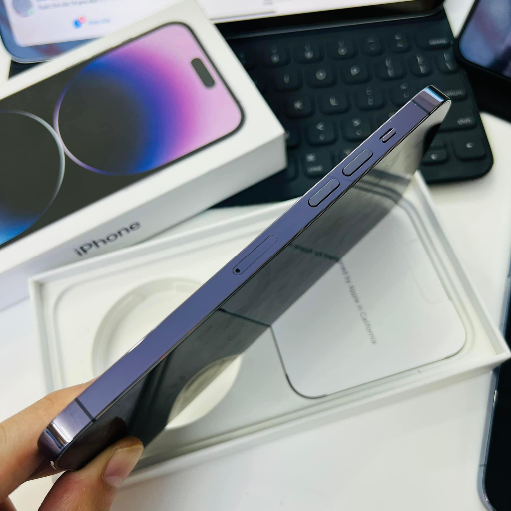 ĐT iphone 14 pro-max phiên bản có dung lượng 256gb - bảo hành 12 tháng - lỗi 1 đổi 1