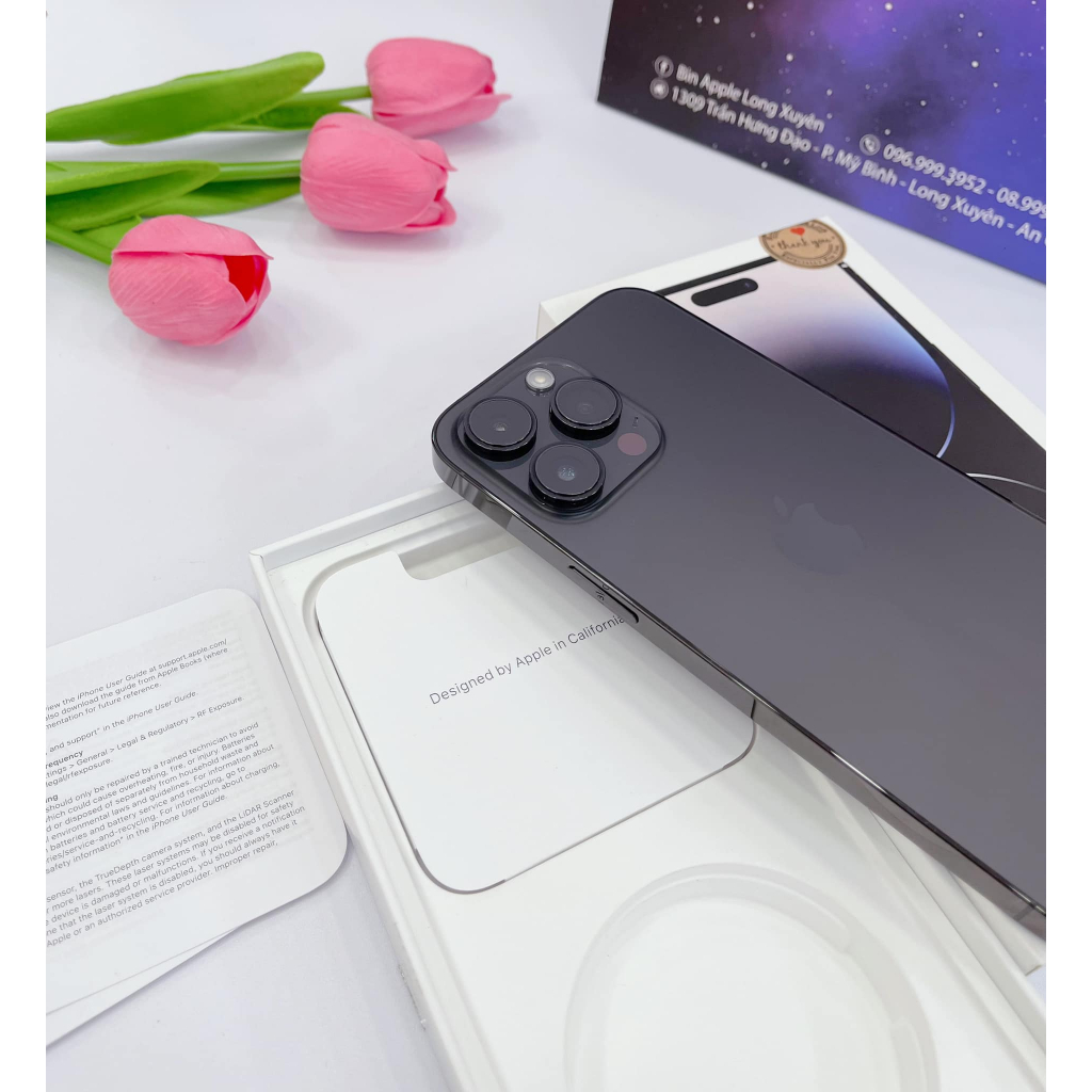 Điện thoại ip _14 prm+ 256gb+new 99+bảo hành ch 12 tháng + đổi trả trong 7 ngày+ full màu