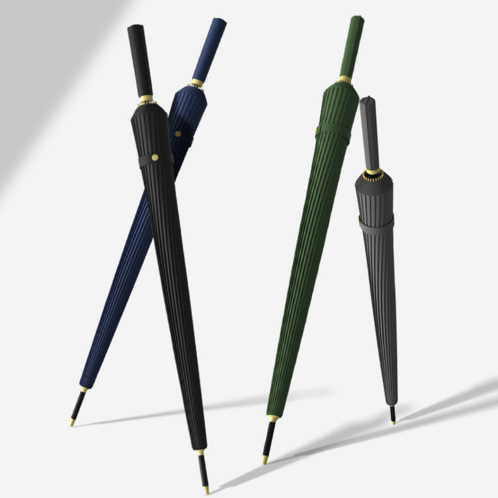 Ô che mưa KAW 24 nan bằng thép bản cao cấp siêu chắc chắn - Chống thấm nước và tia UV hiệu quả - Hàng chính hãng