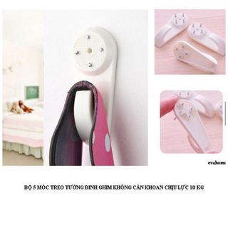 Vỉ 3 móc dán tường [Đóng Đinh] Hòa Hợp
