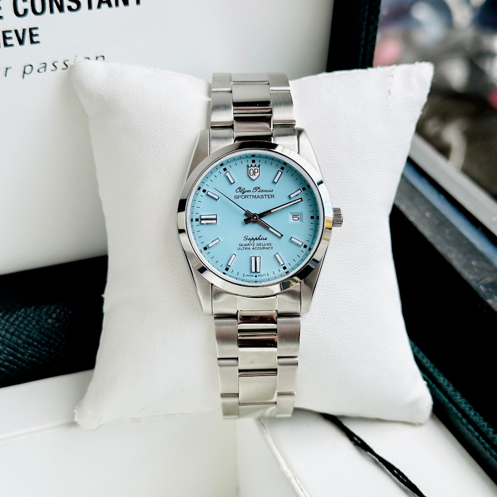 Đồng hồ nam dây thép Olym Pianus Tifany 37mm