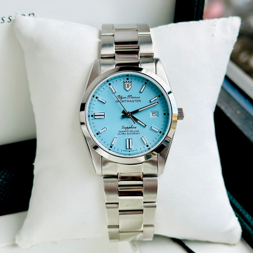 Đồng hồ nam dây thép Olym Pianus Tifany 37mm