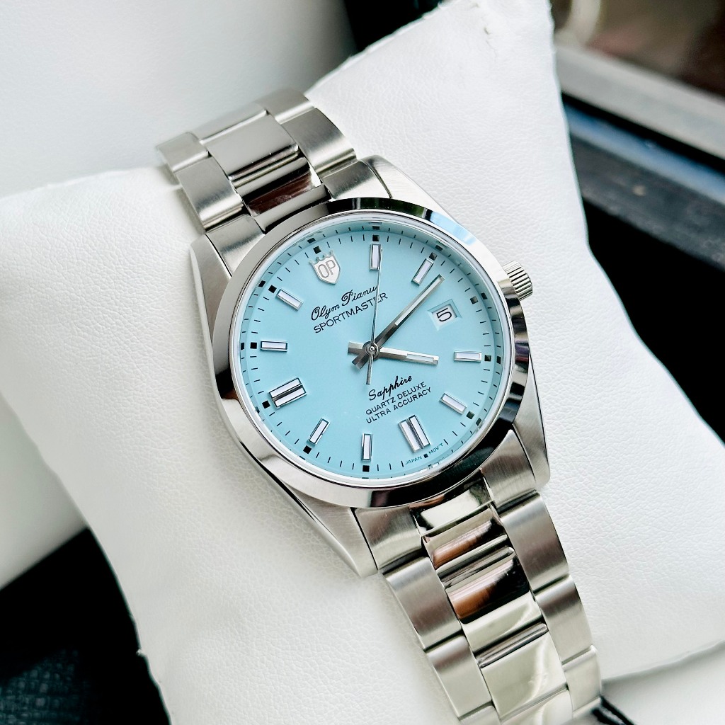 Đồng hồ nam dây thép Olym Pianus Tifany 37mm