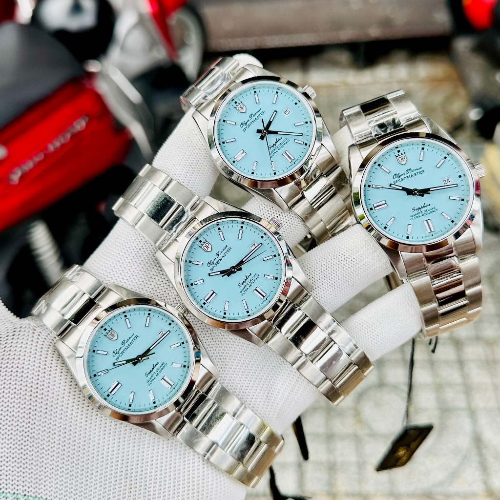Đồng hồ nam dây thép Olym Pianus Tifany 37mm