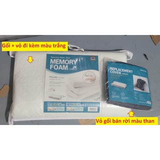 Gối Cao Su non LocknLock Memory foam 50D hình cong HLW111