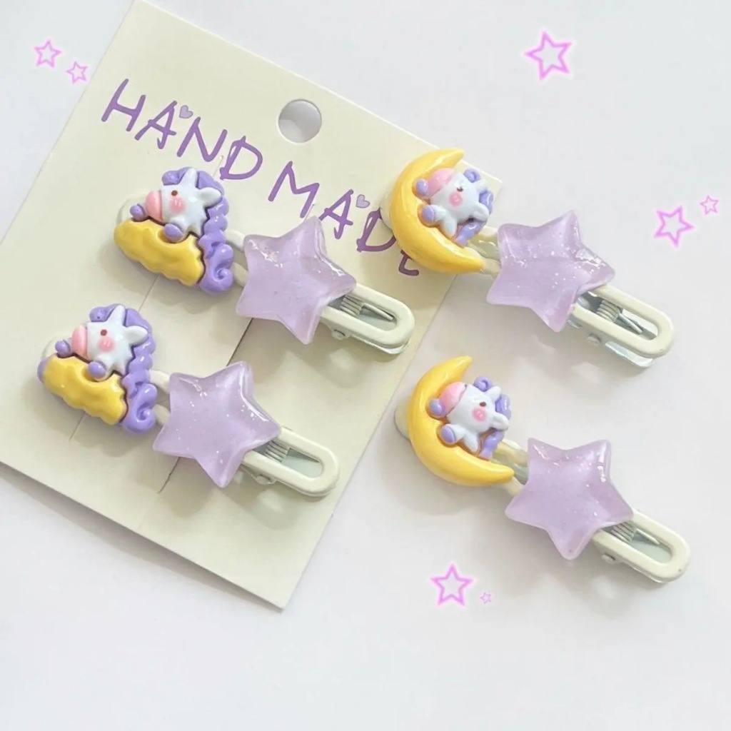 Kẹp Tóc Mái Con Kỳ Lân Ngôi Sao Đáng Yêu Dành Cho Nữ