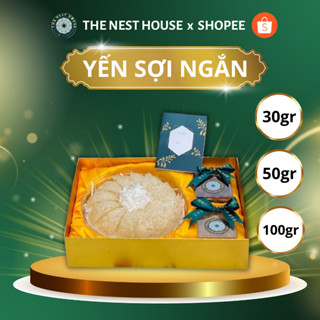 Tổ yến sào tinh chế sợi ngắn nguyên chất Nha Trang Khánh Hòa kèm hộp túi The Nest House