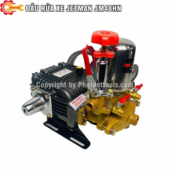 Đầu Bơm Xịt Rửa Xe Cao Áp JETMAN JM48HN - Chuyên Dụng Xịt Rửa Oto, Xe Máy, Vệ Sinh Máy Móc, Nhà Xưởng, Sân Vườn - Bảo Hà