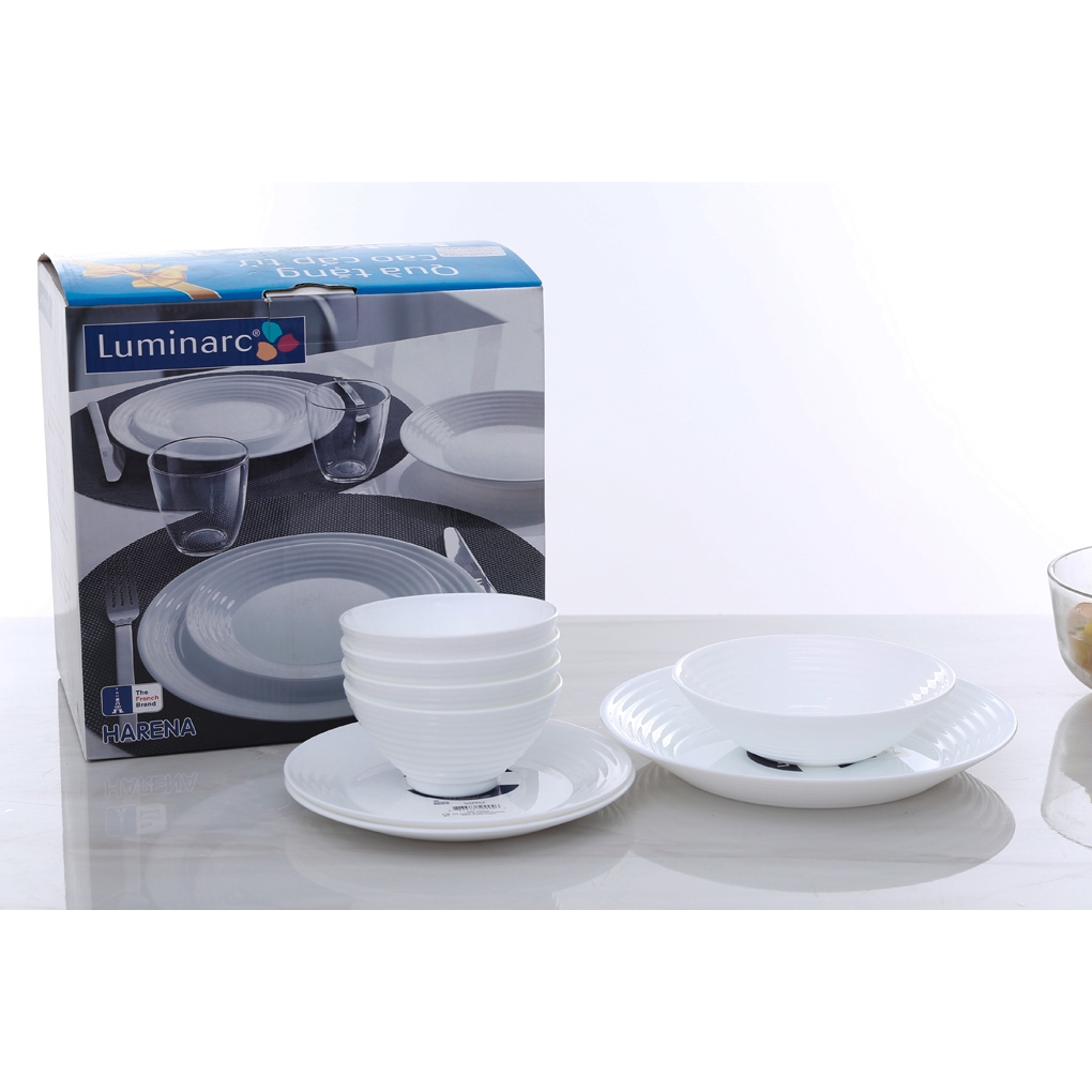 Bộ 6 Chén Thủy Tinh Cường Lực Luminarc Harena 12cm - BOL5418 | Phân Phối Chính Hãng