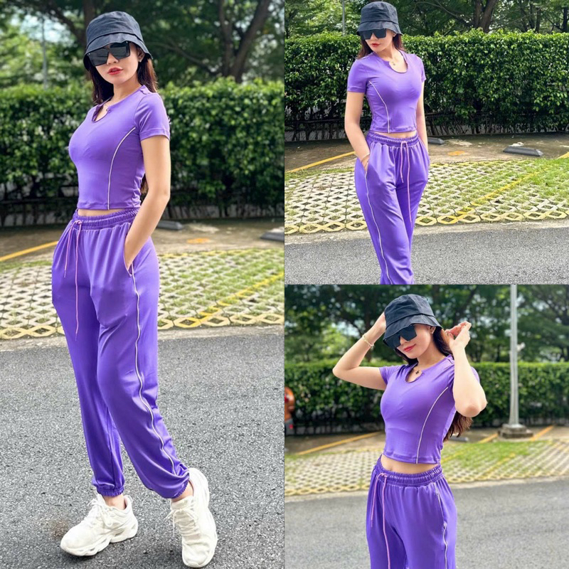 Set đồ tập thể thao gym yoga erobic cao cấp cho nữ