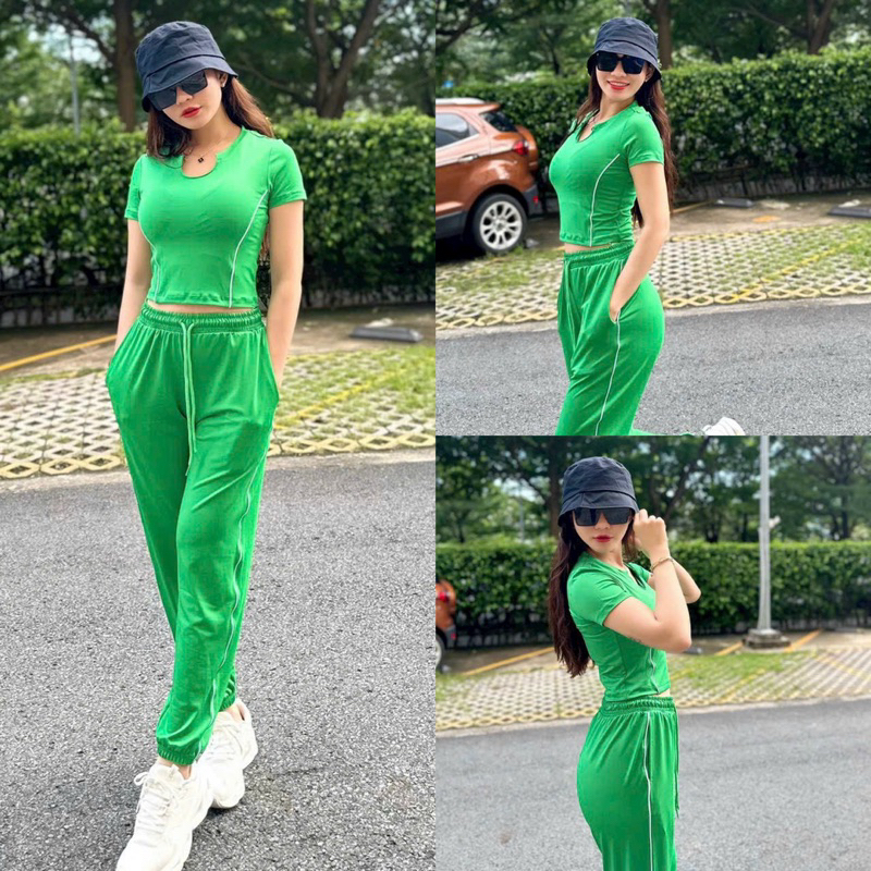 Set đồ tập thể thao gym yoga erobic cao cấp cho nữ