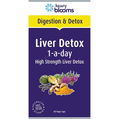 Viên uống Henry Blooms Liver Detox 1-A-Day hỗ trợ thải độc gan (30 viên/60 viên)