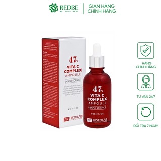 Tinh chất làm dưỡng trắng và làm đều màu da vitamin c 47% histolab 50ml serum làm sáng da vitamin c 47% - mp112