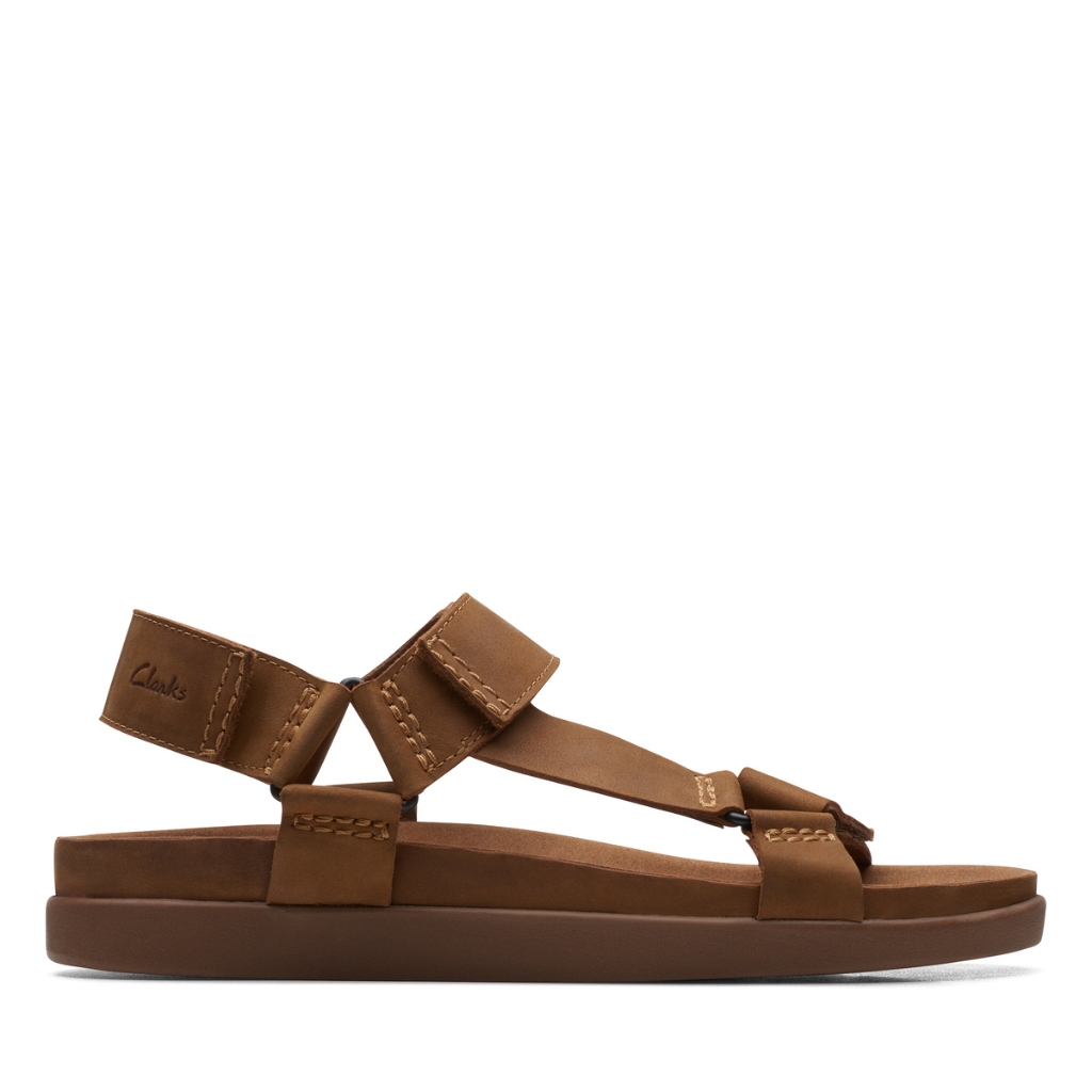 Giày Sandal Da Nam Clarks - Sunder Range