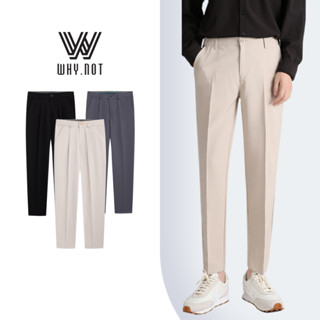Quần âu nam nữ WHY NOT dáng baggy chất Vitex Premium cao cấp dày dặn, form Slim Fit trẻ trung, thanh lịch QABGT