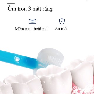 Bàn chải đánh răng cho bé 3 mặt- 64528
