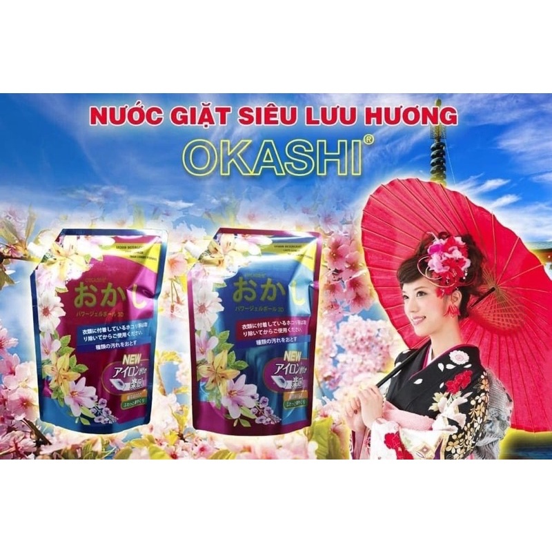NƯỚC GIẶT OKASHI XUẤT NHẬT 2L ĐẬM ĐẶC