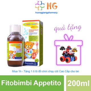 Fitobimbi Appetito siro ăn ngon giảm biếng ăn cho bé giúp bé hấp thu dinh