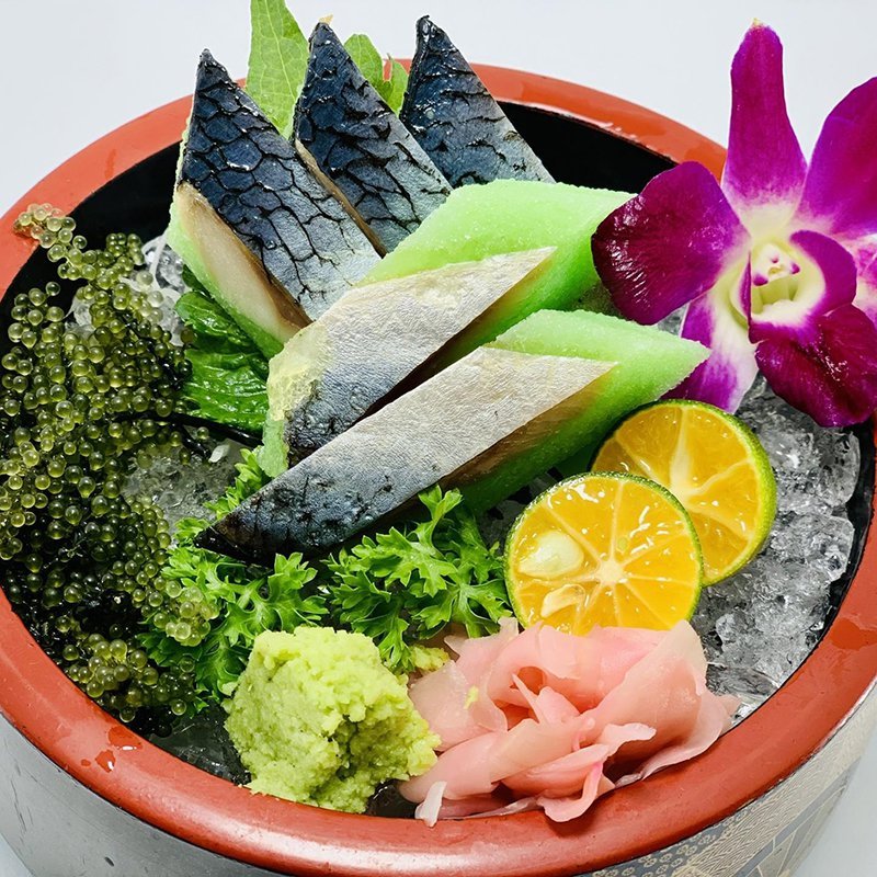 Cá Trích Ép Trứng Nhật xanh - sushi, sashimi thơm ngon 500gr