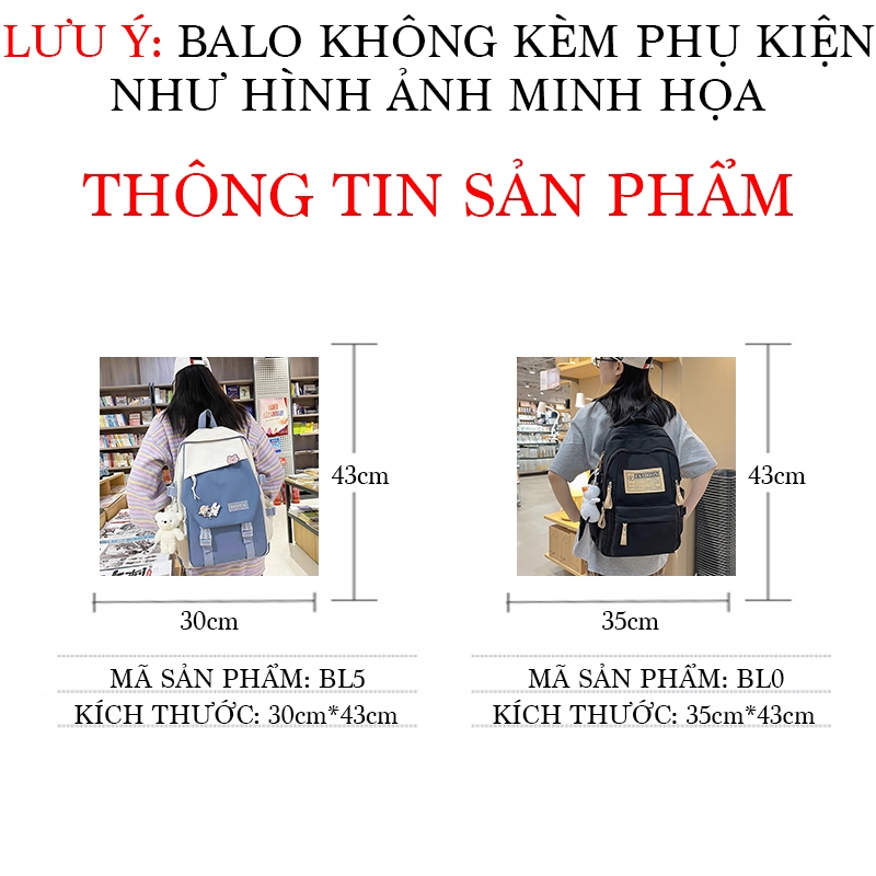 Balo nam nữ đi học đi du lịch thời trang giá rẻ cá tính dễ thương BL0 YOUNGZ