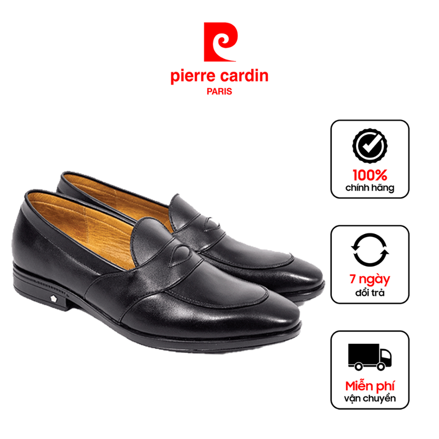 Giày nam Pierre Cardin chất liệu da bò thật, đế cao su cao cấp - PCMFWLG 751