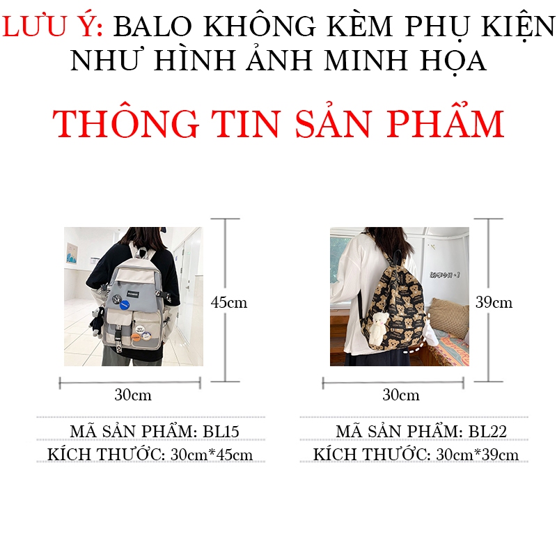 Balo đi học thời trang giá rẻ dễ thương phong cách Hàn Quốc BL00 ZENX