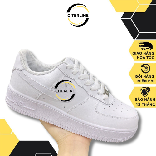Giày af1 full trắng,thể thao nam nữ, giầy sneaker_air force 1 bản full trắng bản all White  đễ phối đồ full box bull hót