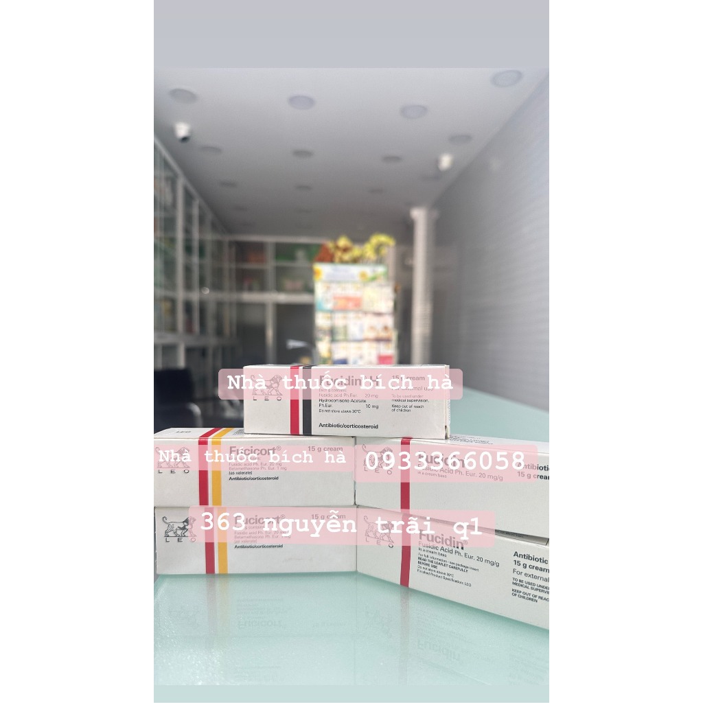 Kem bôi da Fucidin, fucidin H, Fucicort  15g