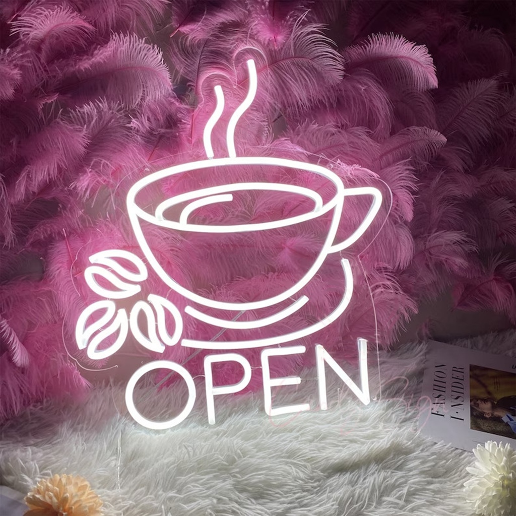 Đèn led neon theo yêu cầu Ledlin Thiết kế theo tên Decor Trang trí phòng ngủ Dán tường