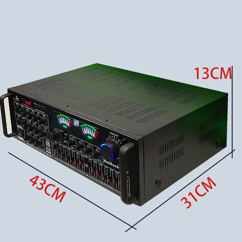 Amply Karaoke Bluetooth Công Suất Lớn 1000W Sunbuck KA-8900, Âm Thanh Siêu Đỉnh, 8 Sò Toshiba Nhập Khẩu Nhật Bản