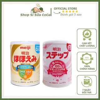 Sữa bột meji nội địa nhật 0-1 và 1-3 date mới 800gr