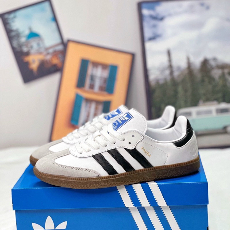 [ Full Box + Bill ]Giày Adidas Samba Classic White nam nữ, giày Samba bản cao cấp Trung Tặng kèm tất | BigBuy360 - bigbuy360.vn