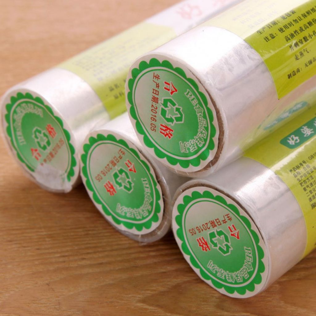Màng Bọc Thực Phẩm PE 30cmX20m, Cuộn Dài 20m, Ngang 30cm, Siêu Dai Bảo Quản Thực Phẩm