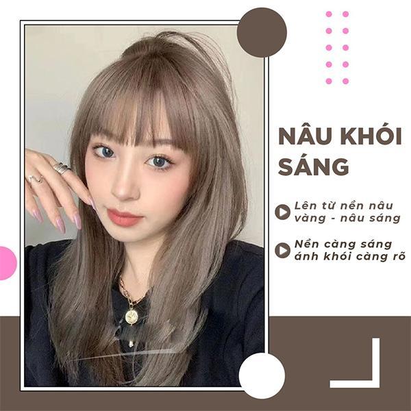 Màu nhuộm tóc Nâu khói sáng KEROA SANG TRỌNG SIÊU BÓNG TÓC 100ML