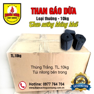 Than Gáo Dừa (10kg). Than Không Khói.