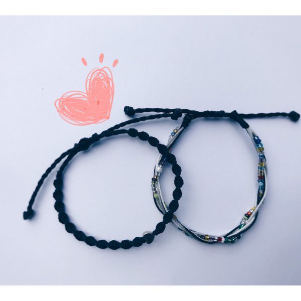 Vòng tay, vòng chân dây cói handmade waterproof  phong cách vintage không thấm nước - mẫu theo số trong hình