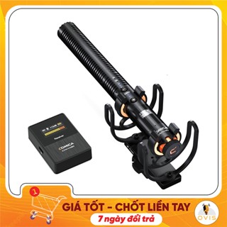 Comica CVM-VM30 / CVM-VM20 - Micro Shotgun Không Dây 2.4GHz Cho Quay Video, Phát Trực Tiếp, Phỏng Vấn