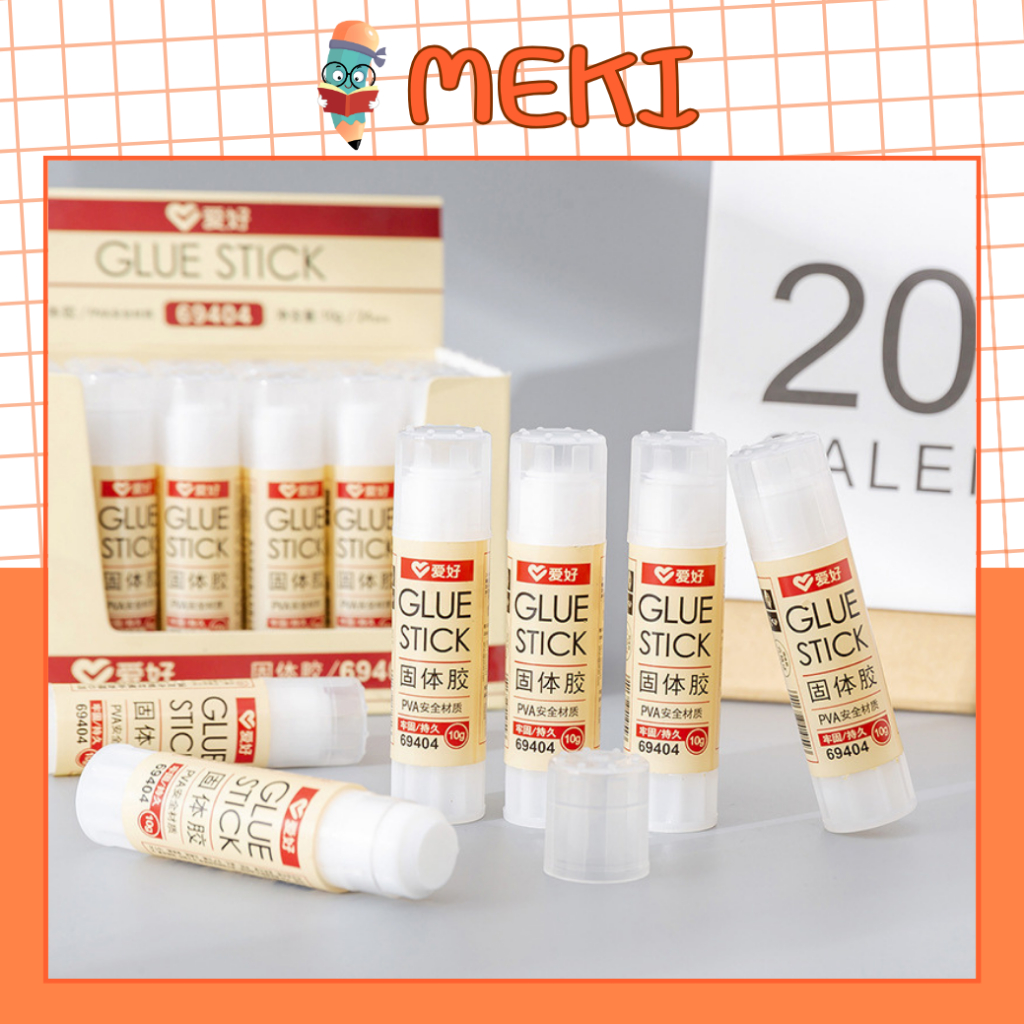 Hồ Dán Giấy Muji Style, Keo Dán Thủ Công Trong Suốt Đơn Giản Dành Cho Học Sinh Sinh Viên, MEKI Văn Phòng Phẩm