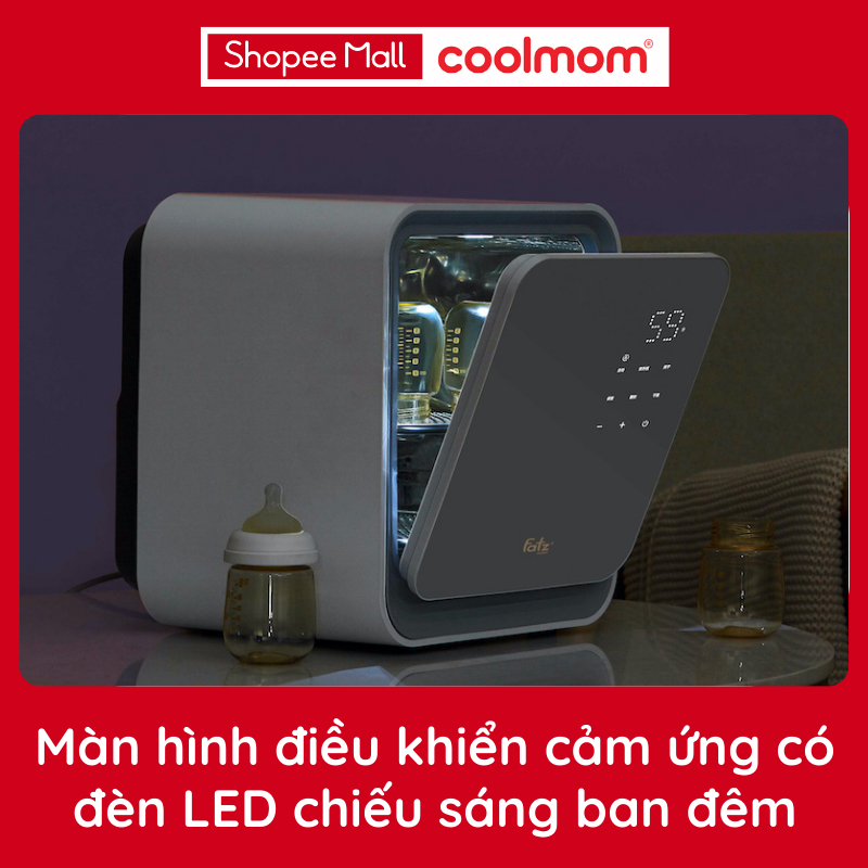 Máy tiệt trùng UVC LED Fatzbaby có chức năng sấy khô KING 1 FB4722BT