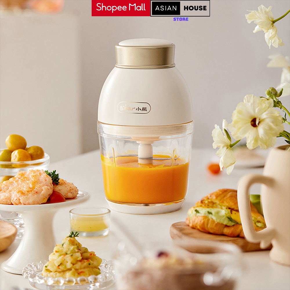 Máy Xay Ăn Dặm Cho Bé Bear QSJ-D02Q1 Dao 6 Lưỡi Dung Tích 600ML Công Suất 200W Bảo Hành 12 Tháng