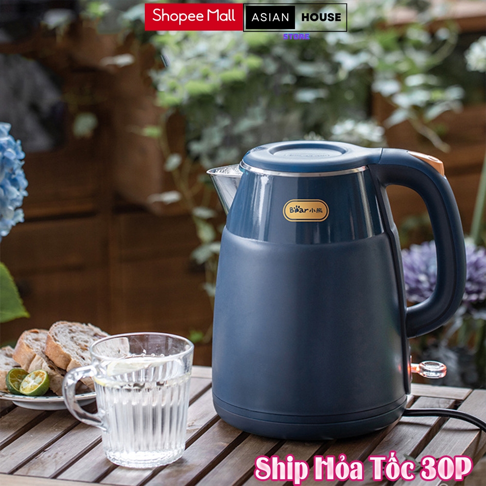Ấm Siêu Tốc Bear ZDH-Q15H2 Chống Bỏng Dung Tích 1.5L Công Suất 1500W Bảo Hành 12 Tháng