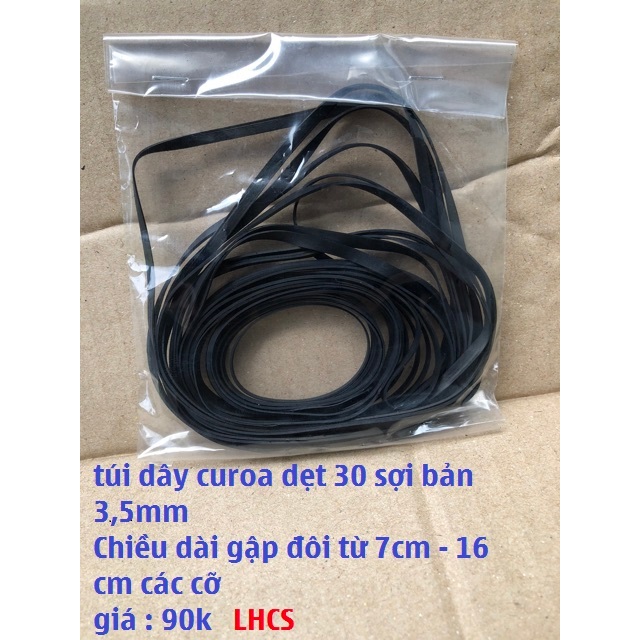 Dây curoa đài cassette bản vuông túi 70 sợi