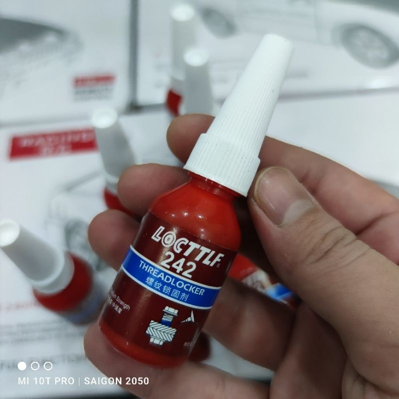 Keo khoá ren Loctite 242 243 10ml - Keo khoá ốc xe RC chuyên dụng - độ cứng trung bình dễ sử dụng