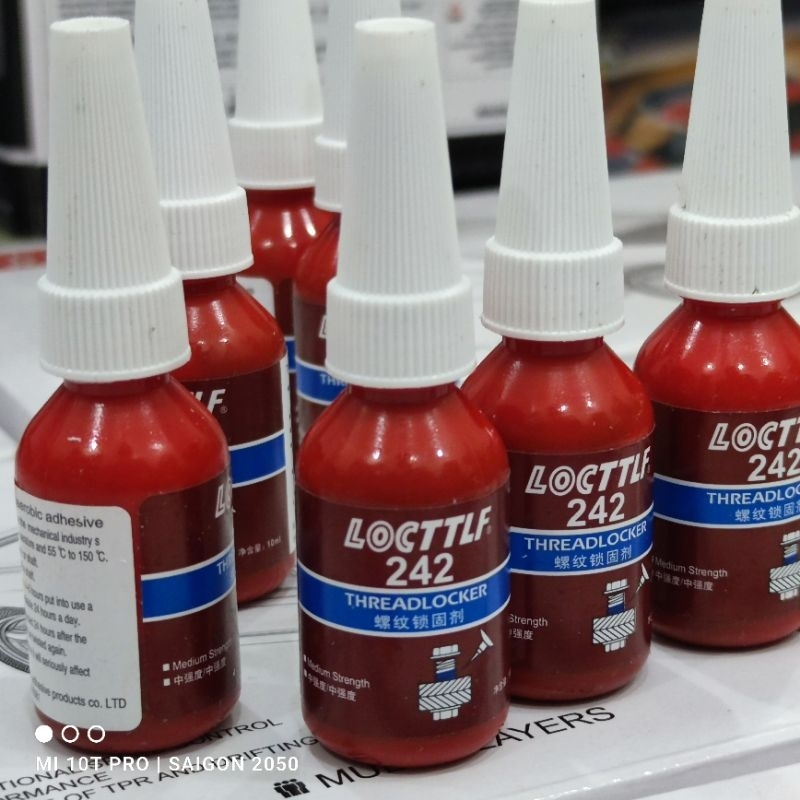 Keo khoá ren Loctite 242 243 10ml - Keo khoá ốc xe RC chuyên dụng - độ cứng trung bình dễ sử dụng
