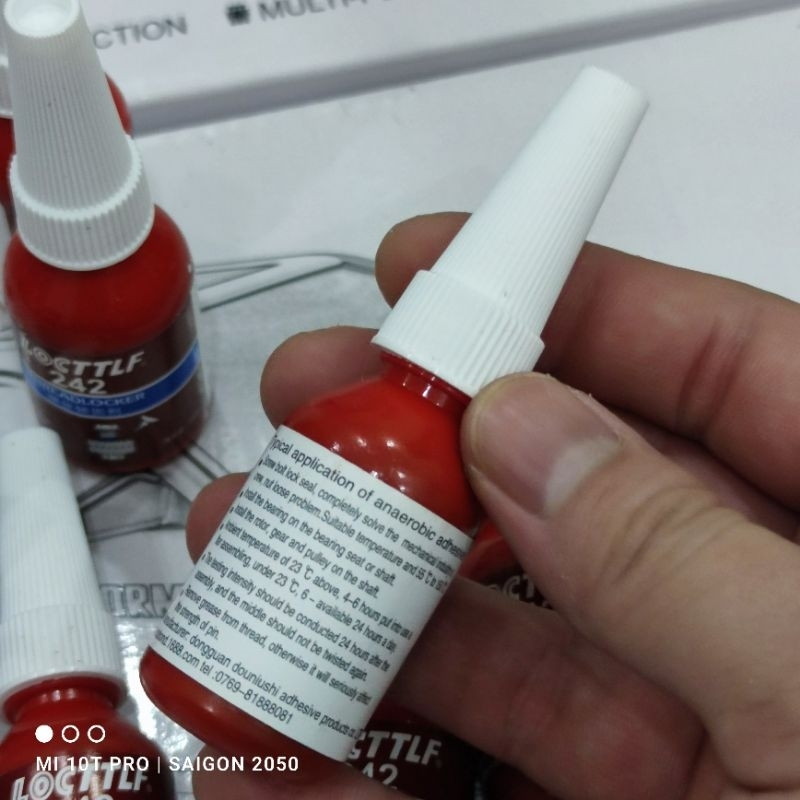 Keo khoá ren Loctite 242 243 10ml - Keo khoá ốc xe RC chuyên dụng - độ cứng trung bình dễ sử dụng