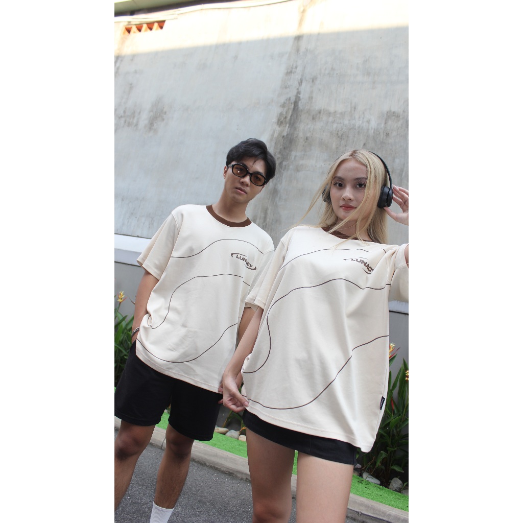 Áo thun Futuristic Unisex nam nữ Cotton 100% form oversize LUNACY