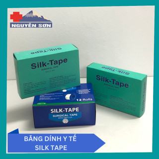 Băng dính y tế cuộn vải lụa Silk Tape - thiết bị y tế Nguyễn Sơn